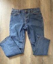 LRL Lauren Jeans Co. Ralph Lauren Straight Leg Medium Wash Denim Jeans Sz 12P - £16.09 GBP