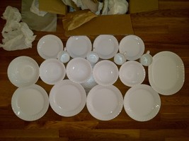 Corelle Livingware 18-Piece Dinner Set Service for 6 Winter Frost White - $79.99