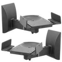 Speaker Wall Mounts, Pair Of Universal Side Clamping Bookshelf Speaker Mounting  - £51.62 GBP