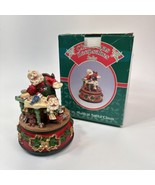 Vintage Musical Santa Sterling Christmas Keepsakes We Wish You A Merry C... - $13.81