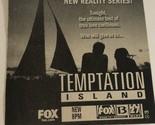 Temptation Island Tv Series Print Ad Vintage TPA3 - $5.93