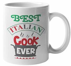 Best Italian Cook Ever. Proud Coffee &amp; Tea Mug For Italians, Chef, Mom, Dad, Mam - £15.86 GBP+