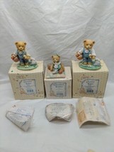 Lot Of (3) Cherished Teddies Bunny Figures Donald And Camille - £17.22 GBP