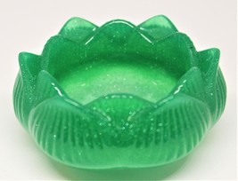 Green Lotus mini bowl, Resin smudge bowl, Hanging tea light - $8.00+