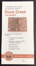 1982 Dove Creek Colorado CO Quadrangle Topo Map 30x60 Minute 1:100K Scal... - £7.41 GBP