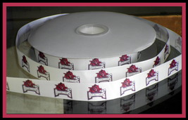 ARKANSAS Razorbacks Inspired Grosgrain Ribbon - £7.75 GBP