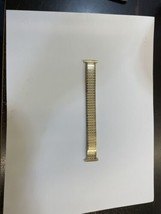 16-21mm Kreisler Textured Gold-tone DuraFlex Stainless Steel Watch Band - $20.53