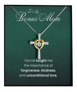 Cross Dancing Necklace Bonus Mom Gift, Taught Me The Importance, Cross D... - $53.85+