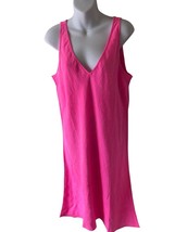 Lilly Pulitzer Pilar Tunic Sleeveless Linen Dress pink NWT Natural Fiber - £99.12 GBP