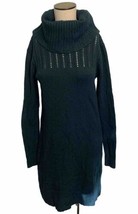 Toad &amp; Co Chelsea II Turtleneck Dress Wool Blend Women’s Medium Teal Blue/Green - £52.30 GBP