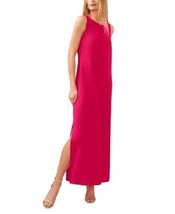 MSK Women&#39;s Round-Neck Sleeveless Side-Slit Maxi Dress Fresh Berry Size L $59 - £18.61 GBP