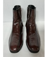 Vtg Florsheim Boots Mens 12D Duke Side Zip Elvis Beatle Retro 11087-05 R... - $79.90