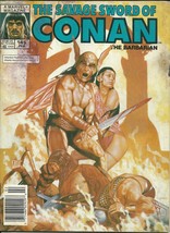 Savage Sword of Conan the Barbarian 145 Marvel Comic Book Magazine Feb 1988 - £1.58 GBP