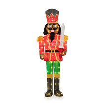 5 FT Lighted Christmas Nutcracker with Glitter Sword - $2,284.20 MXN 5 FT Lighted Christmas Nutcracker with Glitter Sword - $2,284.20 MXN
