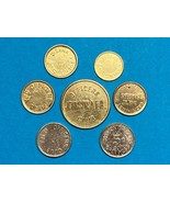 MILITARY TRADE TOKENS, JAPAN, JOHNSON AFB, YED, MISAWA, TAB, SEEBURG, GR... - $1,031.54 MXN