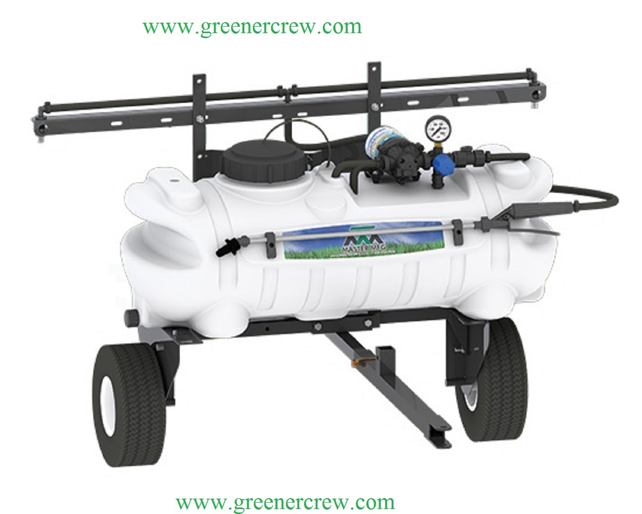 Agriculture/Turf Trailer Sprayer 15 Gallon with 84" Boom Spray Coverage - £288.52 GBP