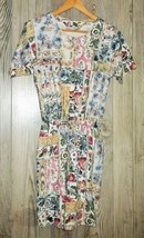 Vintage 80s Romper S Playsuit One Piece Floral Shorts Festival Small by ... - $25.00