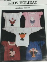 Vintage Fabricraft 208 Kids Holiday 5 Design Sweatshirt Top Appliques Craft - £15.84 GBP
