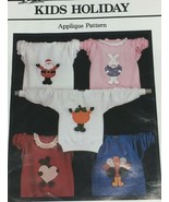 Vintage Fabricraft 208 Kids Holiday 5 Design Sweatshirt Top Appliques Craft - £15.79 GBP