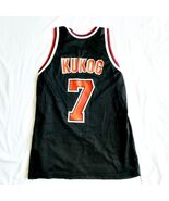 TONI KUKOC Champion Autographed Jersey Size 40 Vtg 90s NBA Chicago Bulls #7 - $1,981.72 MXN
