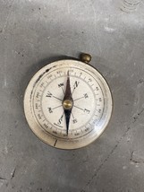 Vintage WWII Era German Brass Magnetic Pocket Fob Compass Nautical Navig... - $815.07 MXN