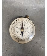 Vintage WWII Era German Brass Magnetic Pocket Fob Compass Nautical Navig... - €38,26 EUR