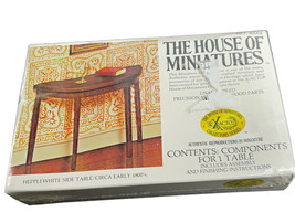 House of Miniatures Dollhouse Furniture Kit #40004 Hepplewhite Side Tabl... - £4.78 GBP