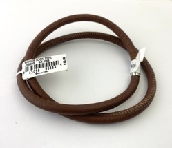 Authentic Brighton Woodstock Triple Brown Bracelet, Size S, Chocolate, New - £25.72 GBP