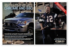BetUS.com Ultimate Tailgate Sweepstakes Ford F150 2007 2-Page Print Magazine Ad - $12.30