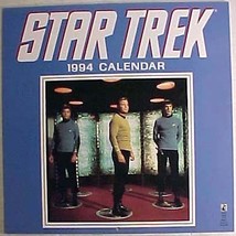 STAR TREK 1994 CALENDAR 12&quot; x 12&quot; NEW SEALED  - £23.59 GBP