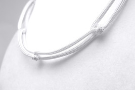 Sterling Silver Mesh Knot Collar Necklace 13&quot; to 17&quot; - £46.41 GBP