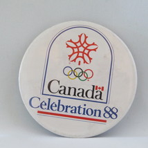 1988 Winter Olympic Games - Government of Canada Button - Celebration 88  - £11.21 GBP