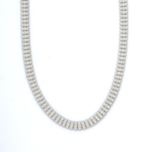 18K White Gold Diamond Necklace - £13,640.75 GBP