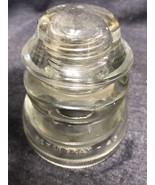 Clear HEMINGRAY No 45 MADE IN U.S.A. Vintage Telephone GLASS INSULATOR - $4.95