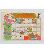 September 1980 Double-Sided Classroom Calendar, Hippo Poster Instructor ... - £15.45 GBP
