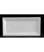 White Cameo Durable China Rectangle Serving Platter Restaurant Ware - £8.78 GBP
