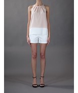 Theory Milka C Silk Colorblock Top Size Small  - £15.63 GBP