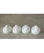 Set of 4 Premier Range White Stove Oven Burner Knobs - KIP6T13 - $359.40 MXN