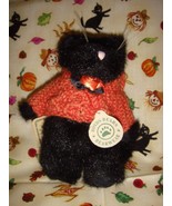 Boyds Bears Fraid E Cat Black Halloween Plush Cat - £19.15 GBP