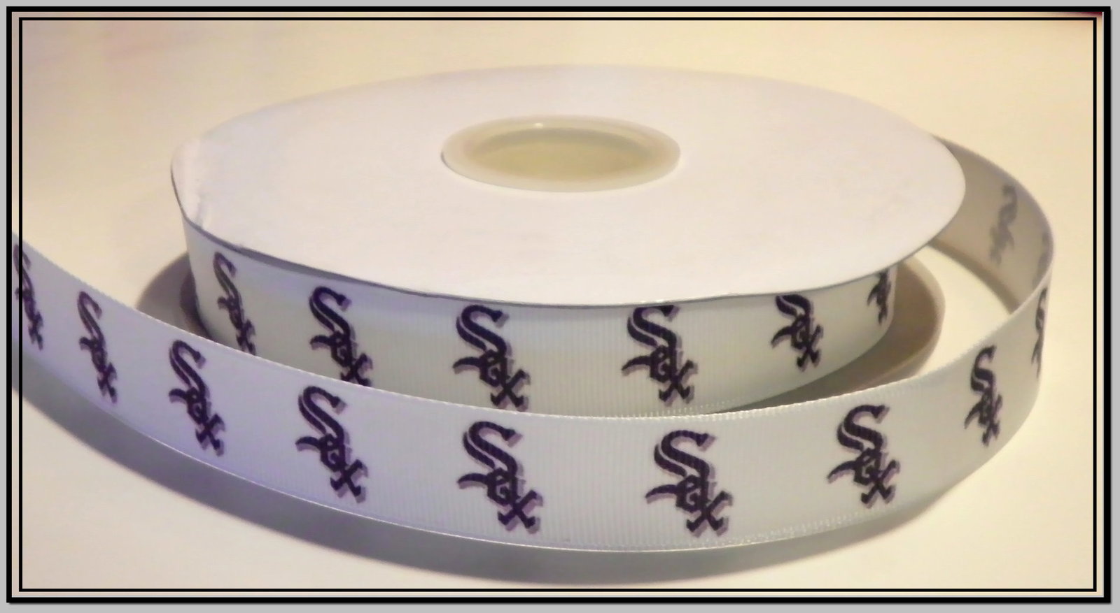 Chicago White Sox Inspired Grosgrain Ribbon
