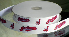 Cleveland Indians Inspired Grosgrain Ribbon - £7.78 GBP