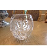 Galway Irish Crystal Pillow Vase 8&quot;H Ireland 1998 Millennium Limited Edi... - $36.58