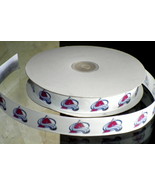 Colorado Avalanche Inspired Grosgrain Ribbon - $9.90