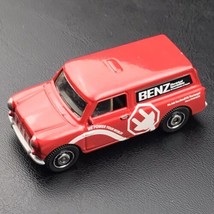 Austin 65 Minivan Die Cast Toy By Matchbox Benz 2006 Red - $10.50