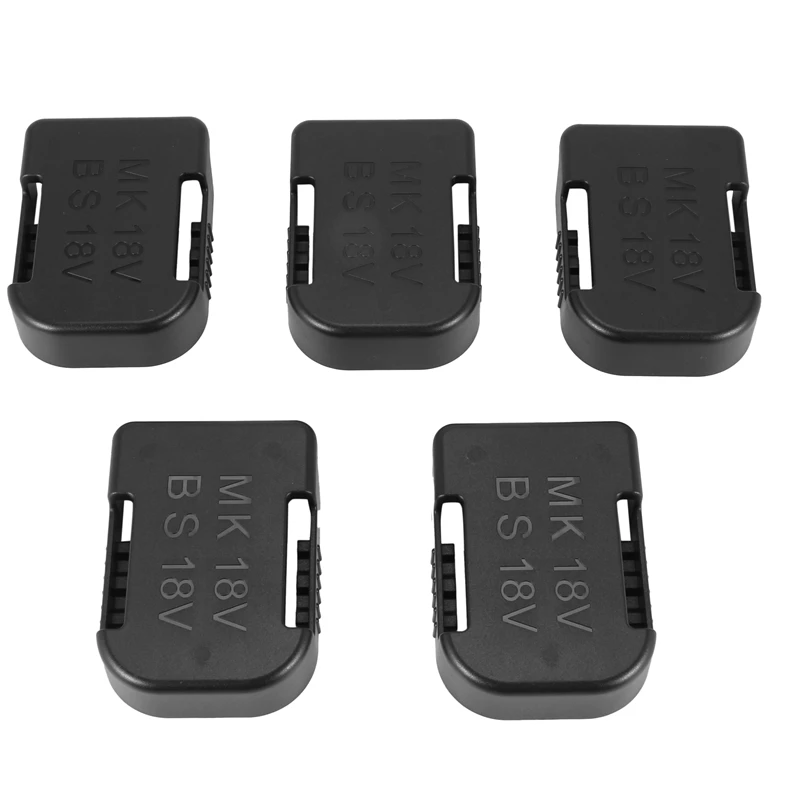 House Home 5Pcs Battery Storage Rack Holder Case for Makita 18V Fixing Devices - £26.23 GBP