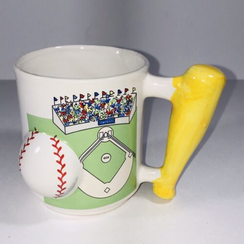 Primary image for Vintage Emson Baseball Coffee Cup Bat Handle Taiwan 1987 