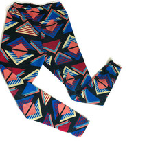 Lularoe Girls Geometric Print Leggings - $8.56