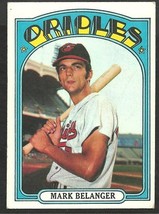 Baltimore Orioles Mark Belanger 1972 Topps Baseball Card #456 g/vg - £0.51 GBP