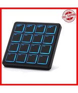 Wireless Bluetooth MIDI Controller Pads - 4.1 Inch, 16 Drum Pads, Rechar... - $1,468.26 MXN