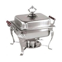 CLASSIC 4QT Rectangular Chafing Dish Chafer Catering Buffet Warmer With Rebate - $134.22